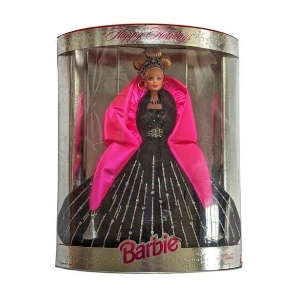 Barbie Vintage 1998 Happy Holidays 6th Series Mattel Doll 90s - Picture 3 of 12